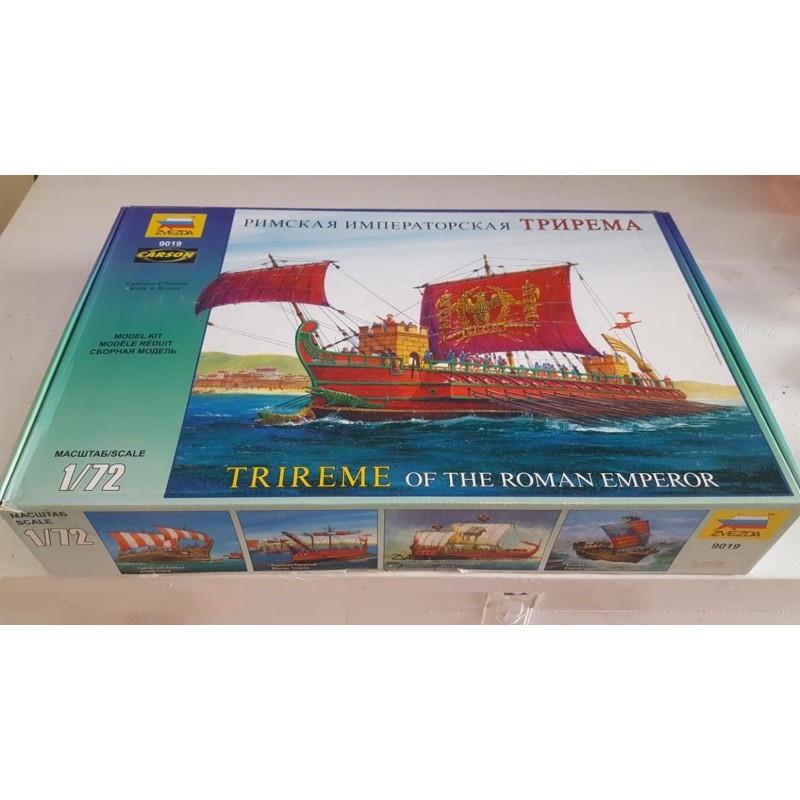 Maquette Zvezda 1/72 – Trireme De L'Empire Romain – Boîte 9019 – Neuf