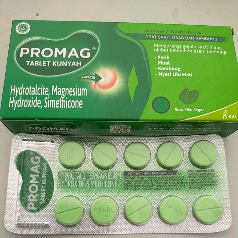 Jual OBAT MAAG PROMAG 10 TABLET | Shopee Indonesia