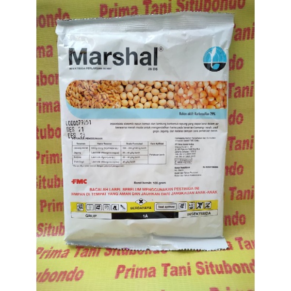 Jual insektisida,Marshal 25 DS 100gr ,bahan aktif :karbosulfan 25 % ...