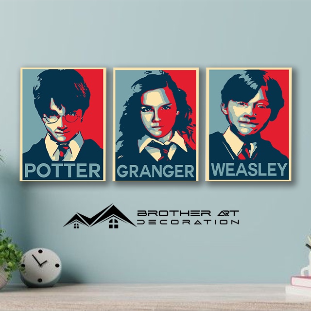 Jual Hiasan Dinding Pajangan Rumah(Wall Decor) Gambar Harry Potter