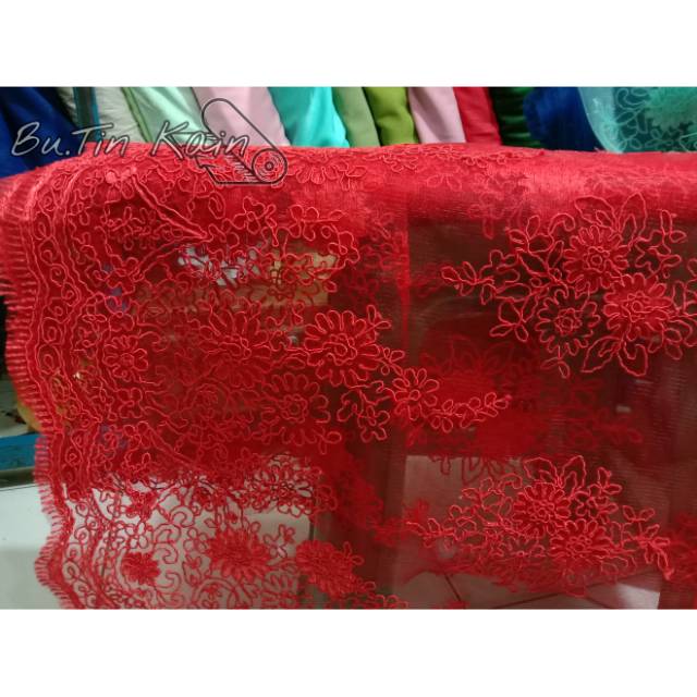 Jual Kain Tulle Kain Tile Kain Tille Halus Tumpal Atas Bawah Shopee