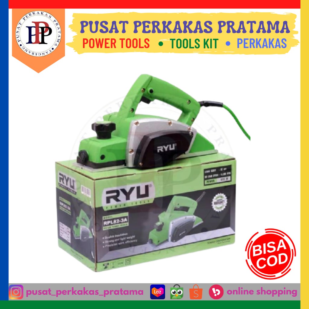 Jual RYU MESIN SERUT RYU RPL 82-3A MESIN KETAM PLANER | Shopee Indonesia