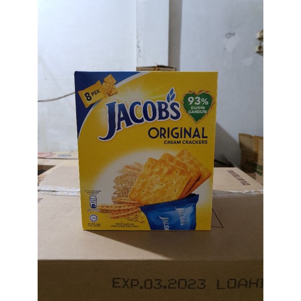 Jual Varian Roti Jacobs Cream Creakers Kotak Malaysia. | Shopee Indonesia