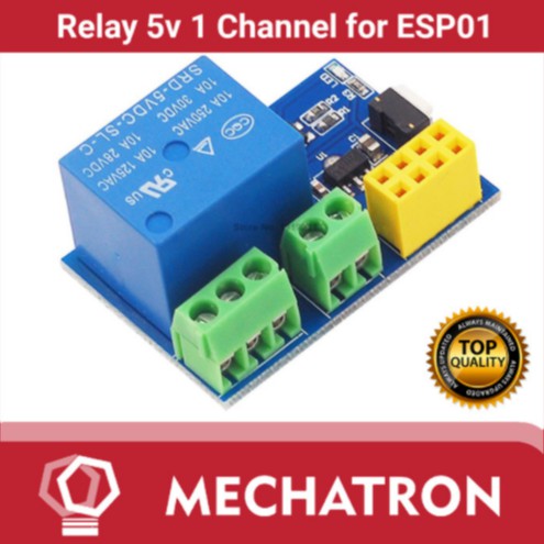 Jual Relay Modul Esp01 Esp-01 Esp8266 ESP Module Wireless IOT | Shopee ...