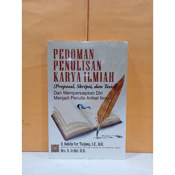 Jual BUKU PEDOMAN PENULISAN KARYA ILMIAH - BAHDIN NUR TANJUNG | Shopee ...