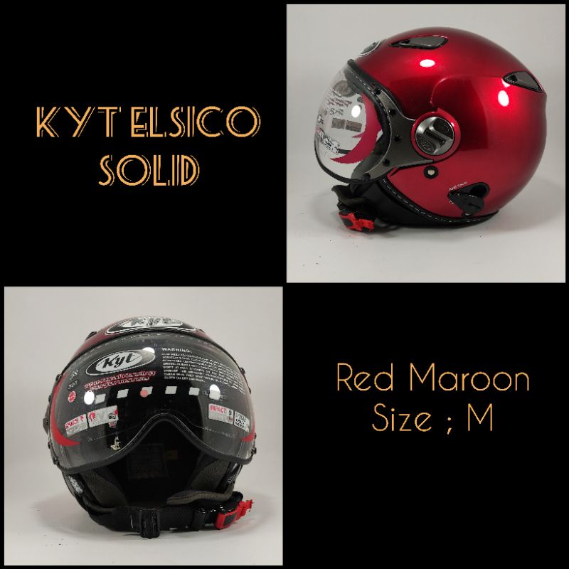 Jual HELM KYT ELSICO SOLID ORIGINAL ALL COLOUR Shopee Indonesia