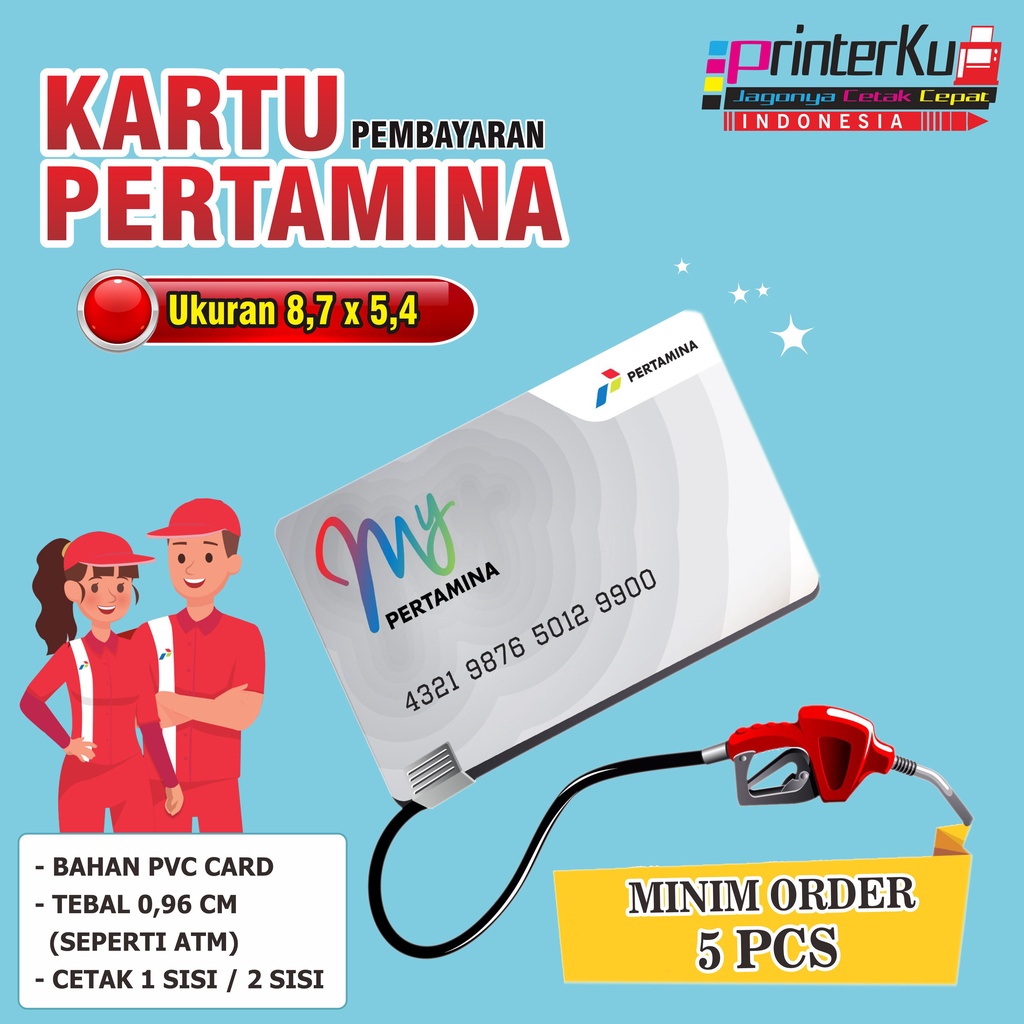 Jual CETAK KARTU MY PERTAMINA PVC 1 SISI / 2 SISI MURAH DAN BERKUALITAS ...