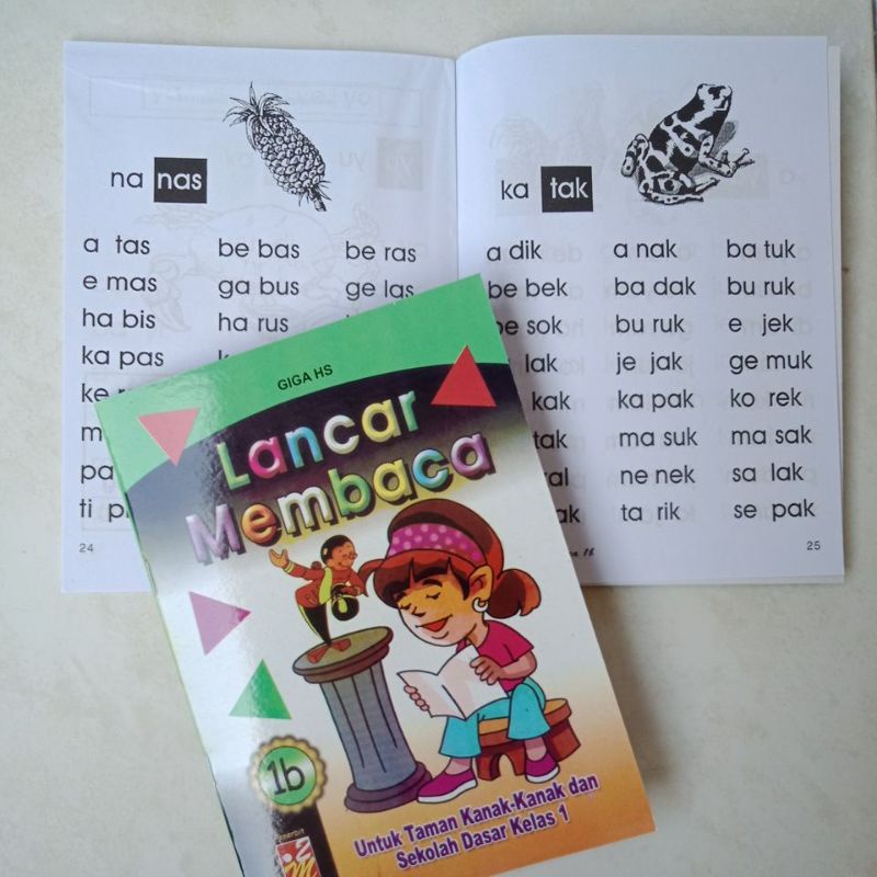 Jual Buku Anak TK Dan SD Lancar Membaca 1A 1B 2A 2B - Belajar Menulis ...