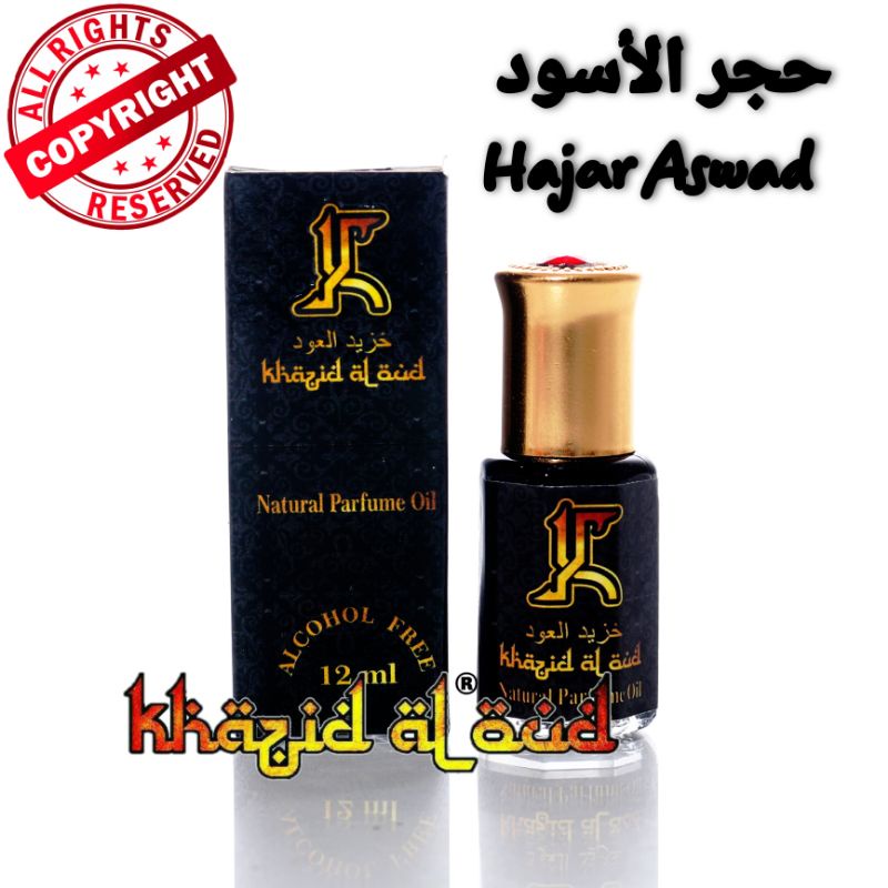 Jual Khazid Al Oud Hajar Aswad Asli Original 6ML Shopee Indonesia