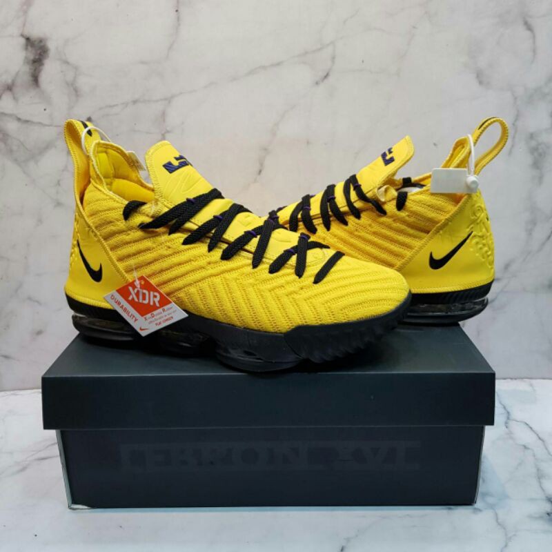 lebron 16 yellow black