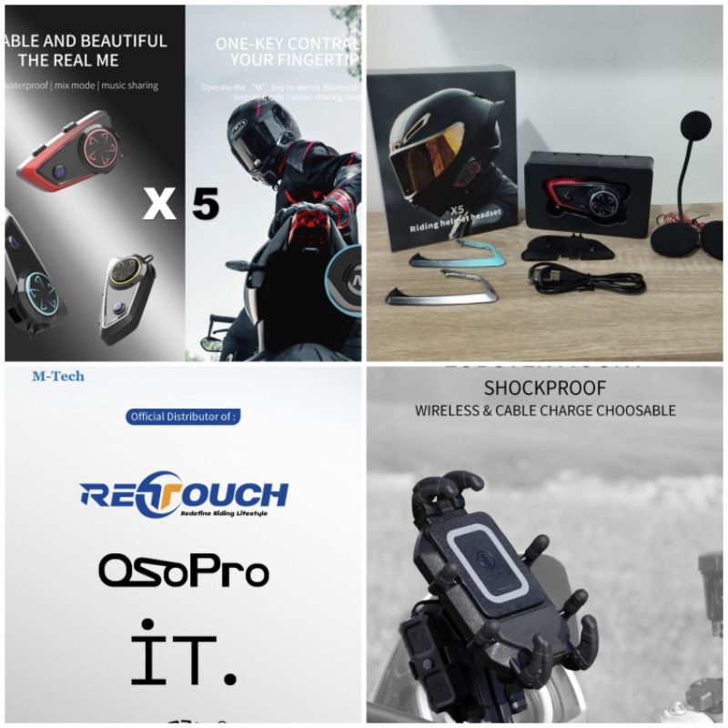 Jual INTERCOM IT X5 RIDING HELMET HANDSET TERBARU | Shopee Indonesia