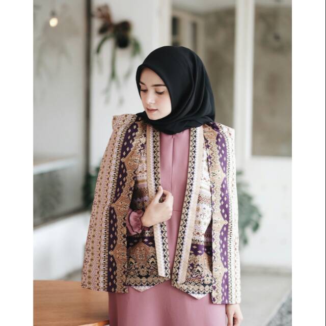 Purple cape store blazer