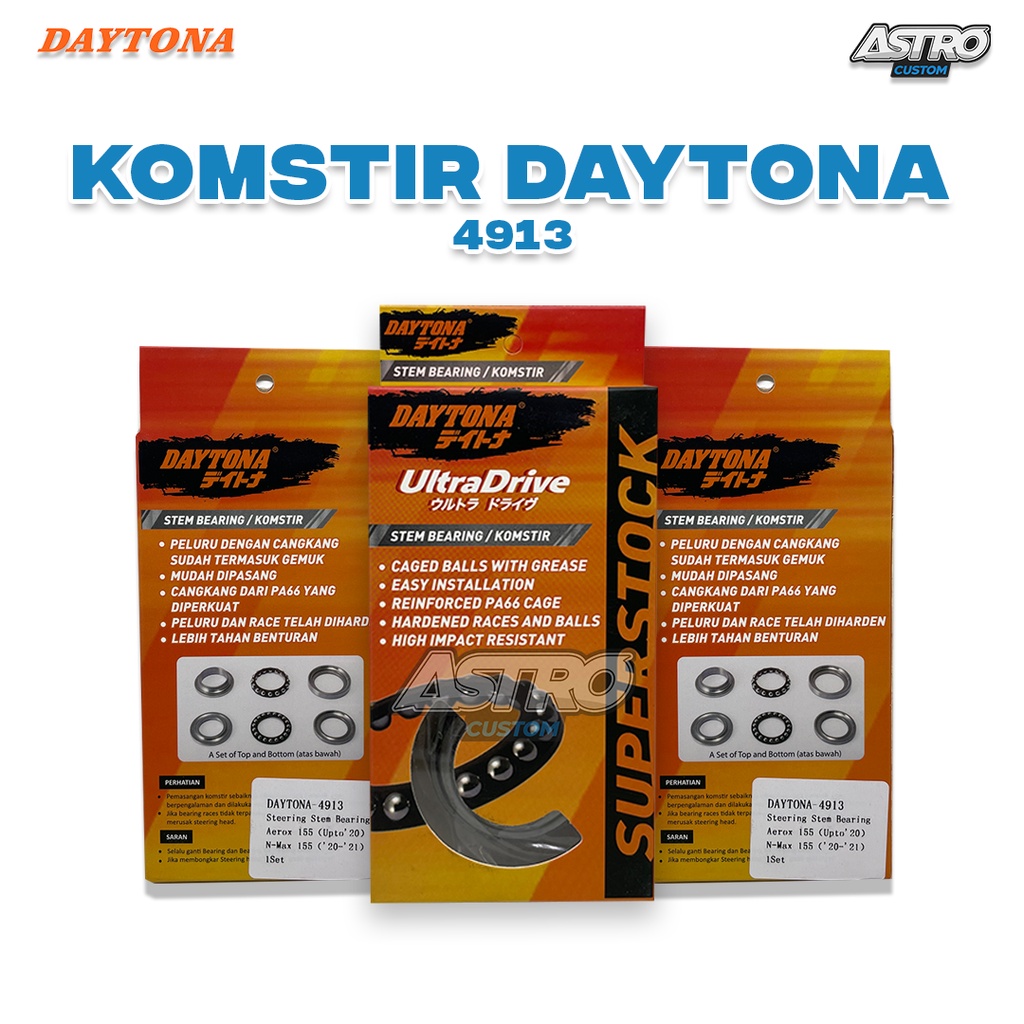 Jual Komstir Daytona Racing Nmax 155 2020-2024 Aerox 155 2017-2024 ALL ...