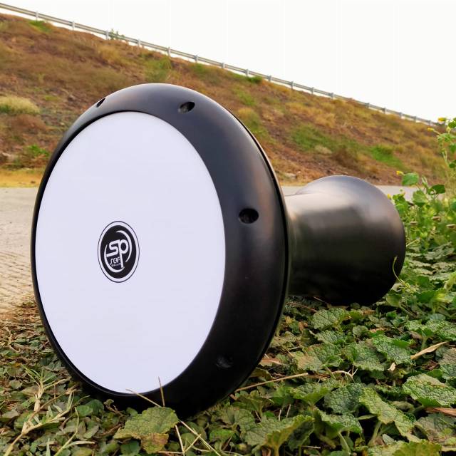 Jual Darbuka polos hitam doff mika sp/darbuka murah/darbuka emerald