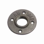 EELIC FLE-AM1I Flange Fitting Pipa Threaded Dinding Lantai Antik Ukuran 1 Inch Bahan Besi