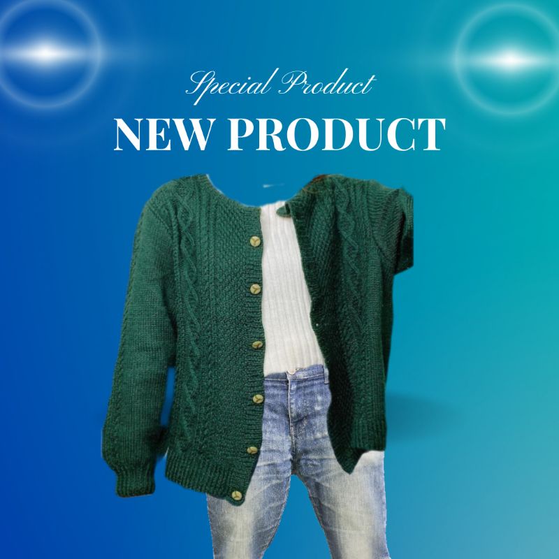 Jual Cardigan Emerald Green Cable + inner | Shopee Indonesia