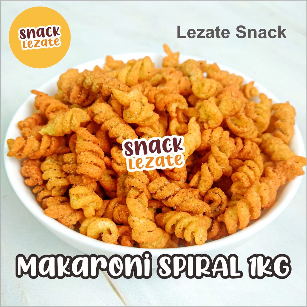 Jual Makroni Spiral Pedas Balado 1 Kg Kiloan Murah Enak Makaroni