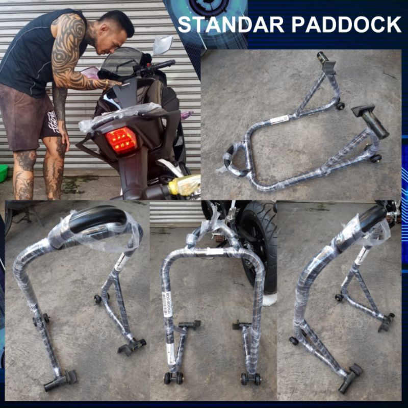 Jual STANDAR PADDOCK UNIVERSAL CBR150 R15 VVA V3 GSX150R | Shopee Indonesia