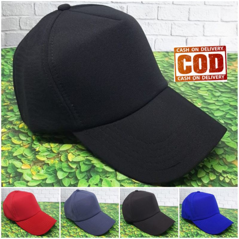 Jual Cod Topi Baseball Polos Topi Polos Pria Topi Baseball Pria Wanita Topi Hitam Polos Pria