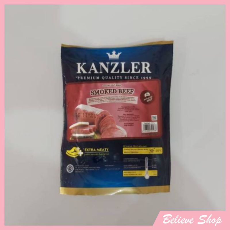 Jual Smoked Beef Kanzler 250 Gr Shopee Indonesia