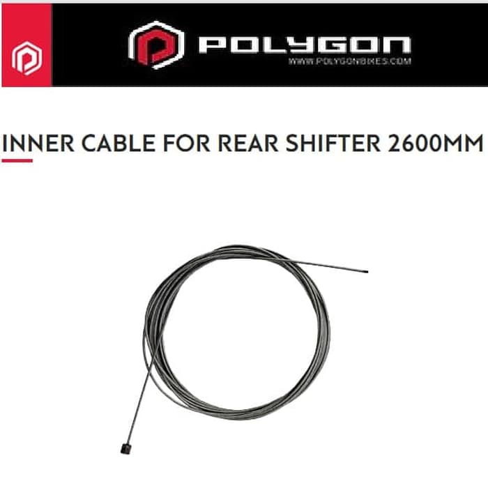 Jual INNER CABLE FOR REAR SHIFTER 2600 MM | ORIGINAL POLYGON SPARE PART ...