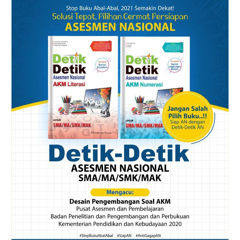 Jual Buku Detik Detik Sma Ma Asesmen Kompetensi Minimum Akm Literasi