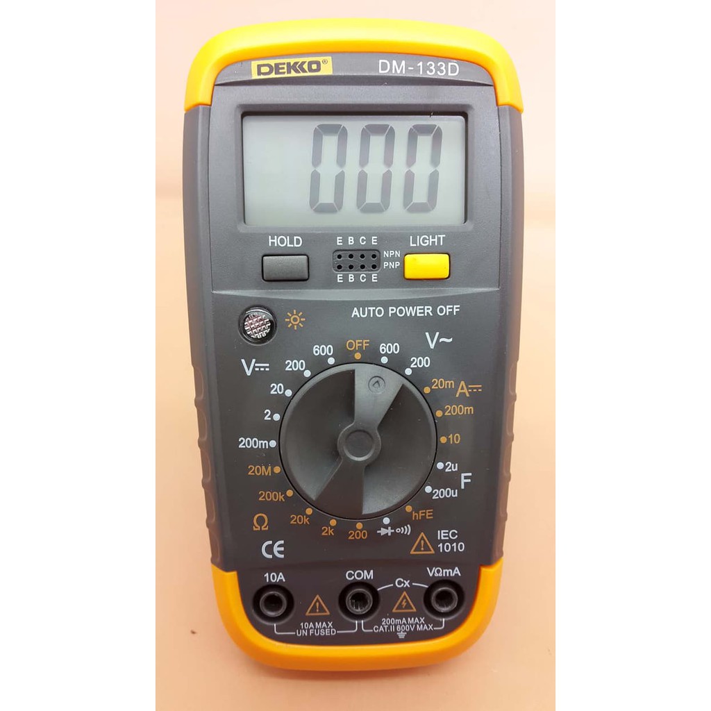 Jual Digital Multitester Dekko DM-133D | Shopee Indonesia