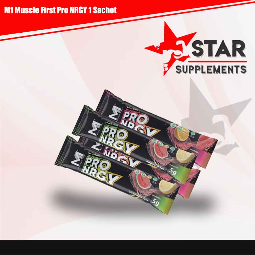 Jual M1 MuscleFirst Pro NRGY Sachet Eceran 1 Sachet / Suplemen Pre ...