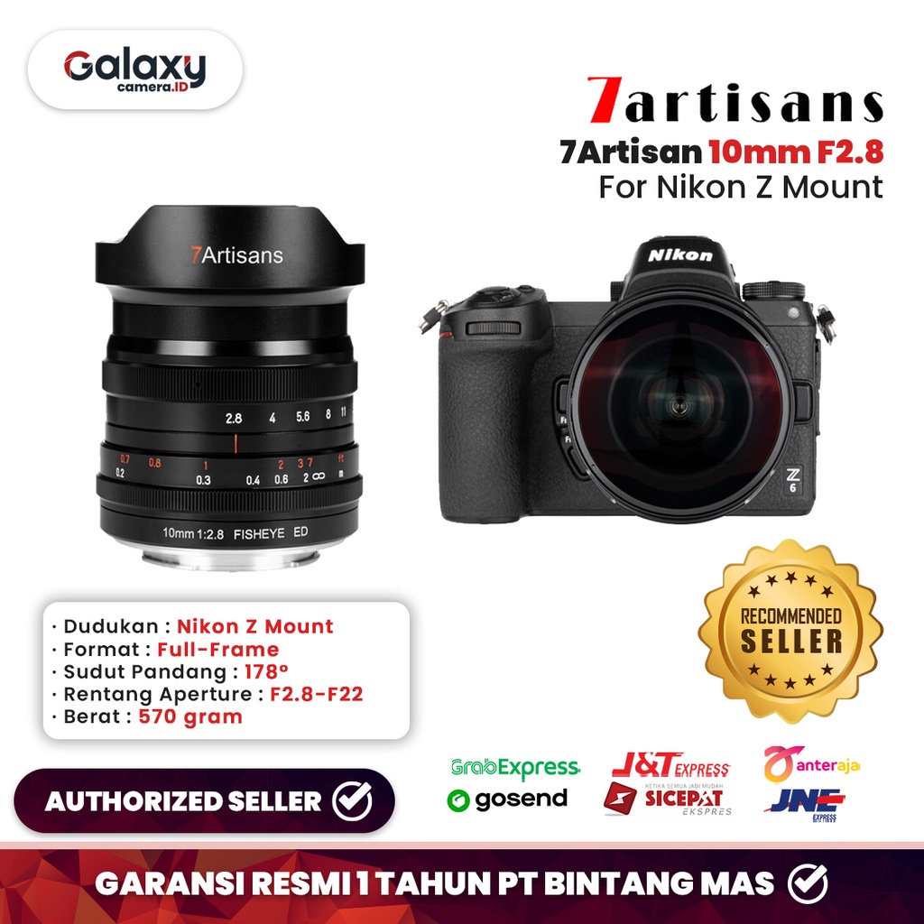 Jual Lensa 7Artisans 10mm F2.8 For Nikon Z Mount | Shopee Indonesia