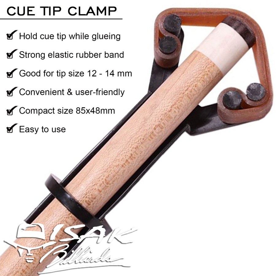 Jual Cue Tip Clamp Repair Tool Karet Jepit Alat Reparasi Stick