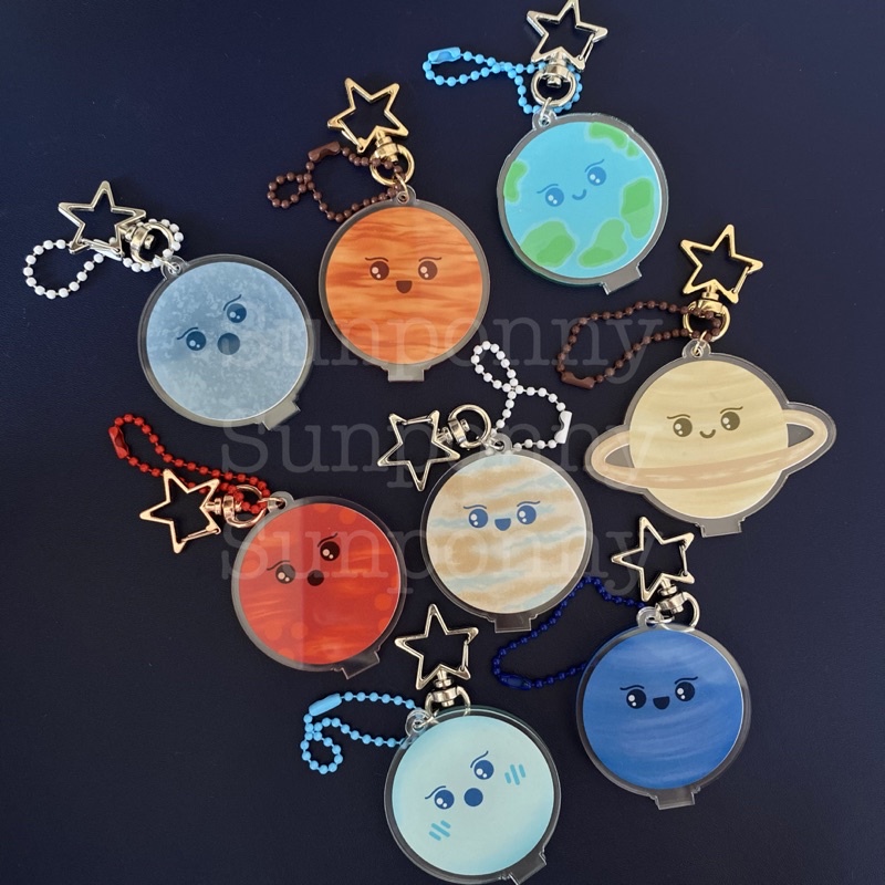 Jual SUNPONNY Planet Standee Keychain (Mercury, Venus, Earth, Mars ...