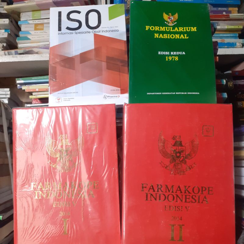 Jual Paket Buku Farmasi Farmakope Edisi 5,ISO Volume 53,Fornas ...