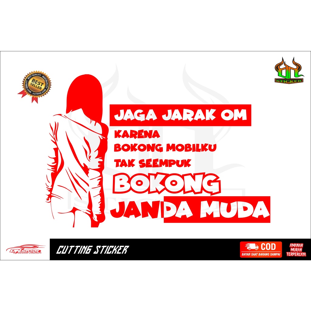 Jual Cutting Sticker Stiker Mobil Variasi Kaca Bodi Samping Kata Kata