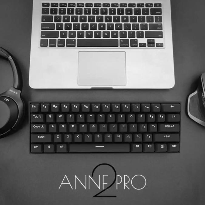 Jual Anne pro 2 Wireless Bluetooth Mechanical keyboard RGB - Black ...