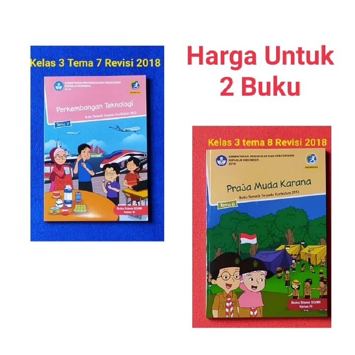 Jual Buku Tematik Kelas 3 Tema 7 Tema 8 Revisi 2018 Kurikulum 13 ...