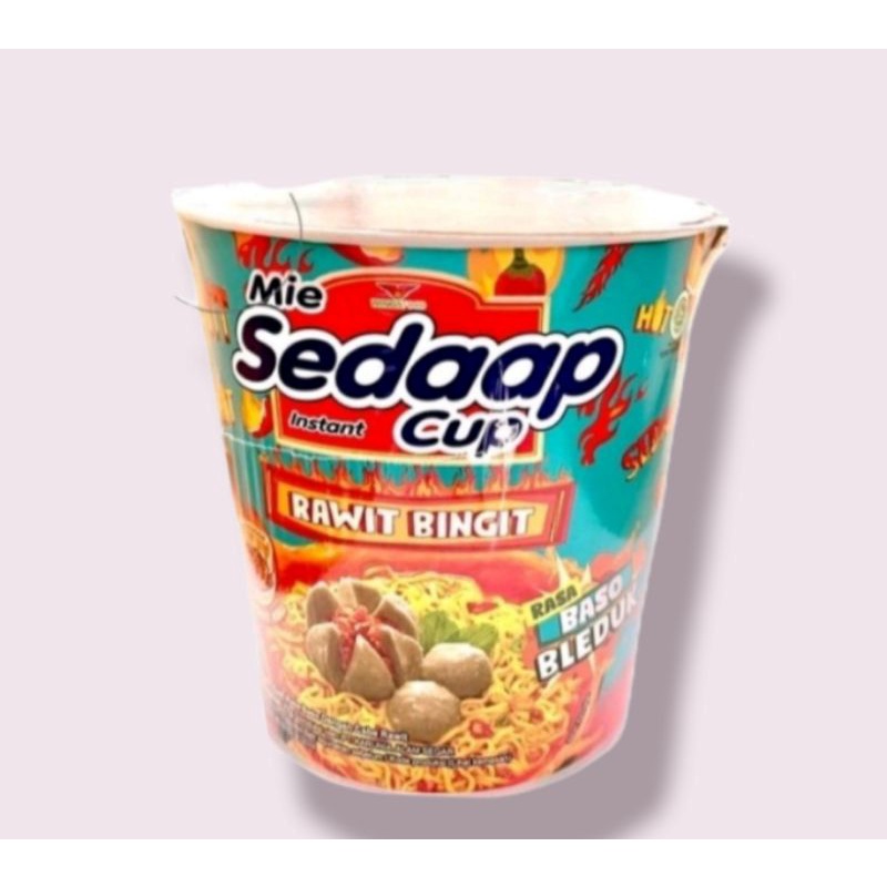 Jual Mie Sedaap Cup Rasa Bakso Bleduk 77 Gr Shopee Indonesia