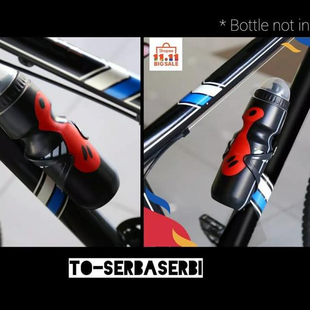 Jual Muraaaahh351 rak botol tempat botol sepeda pvc hitam warna bike