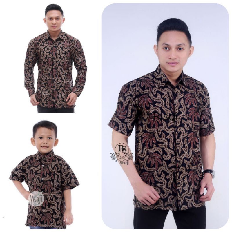 Jual TERBARU Couple sweet || couple batik ayah dan anak cowok BATIK ...