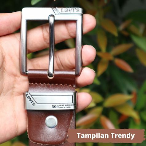 Jual kepala gesper buckle belt kepala sabuk lv 4cm