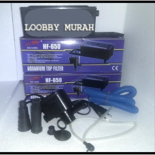 Jual Filter Atas Kotak Box Full Set Top Filter AMARA HAILONG HF650 HF ...
