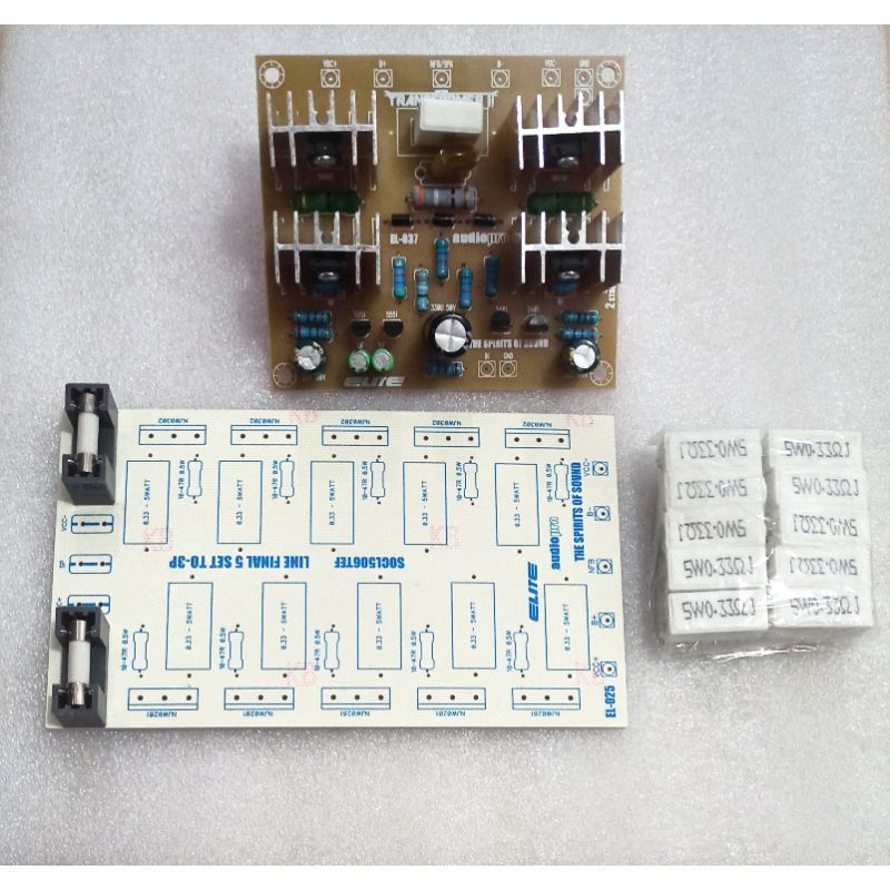 Jual KIT Driver 2 Tingkat Simetris Power Amplifier 800W Plus Line Fina