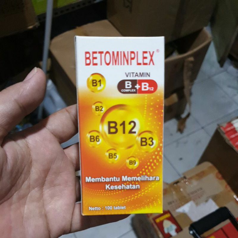 Jual Vitamin B complex +B12 100's Betominplex Shopee Indonesia