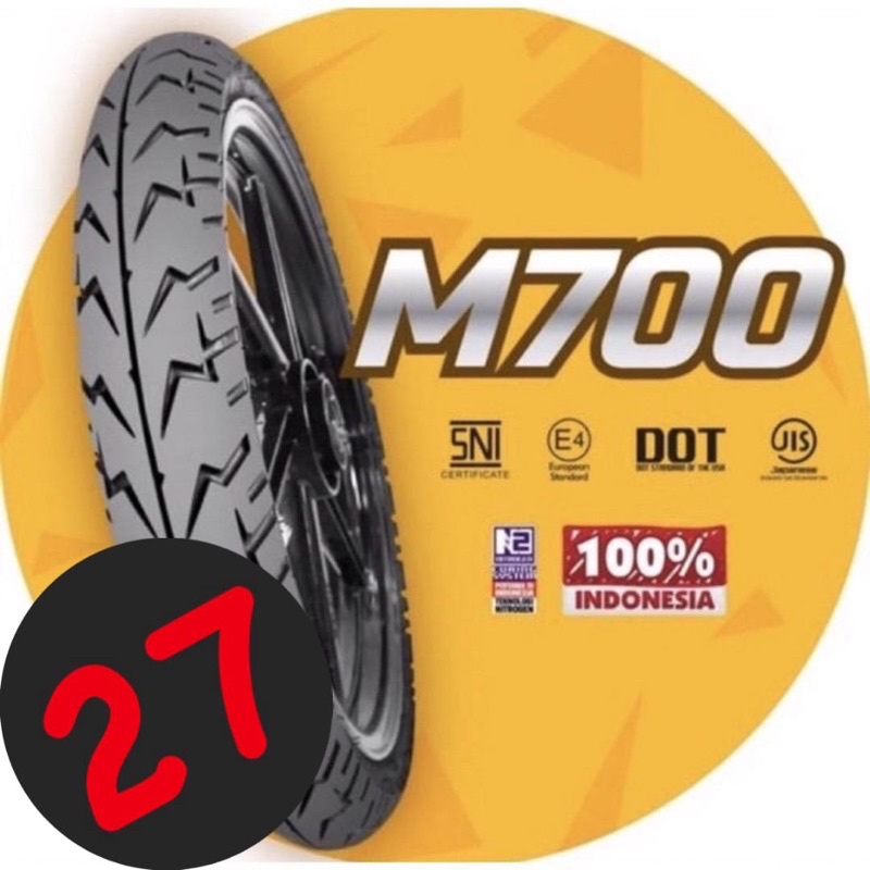 Jual Ban Motor MIZZLE M700 100/8017 (Tubeless) Shopee Indonesia