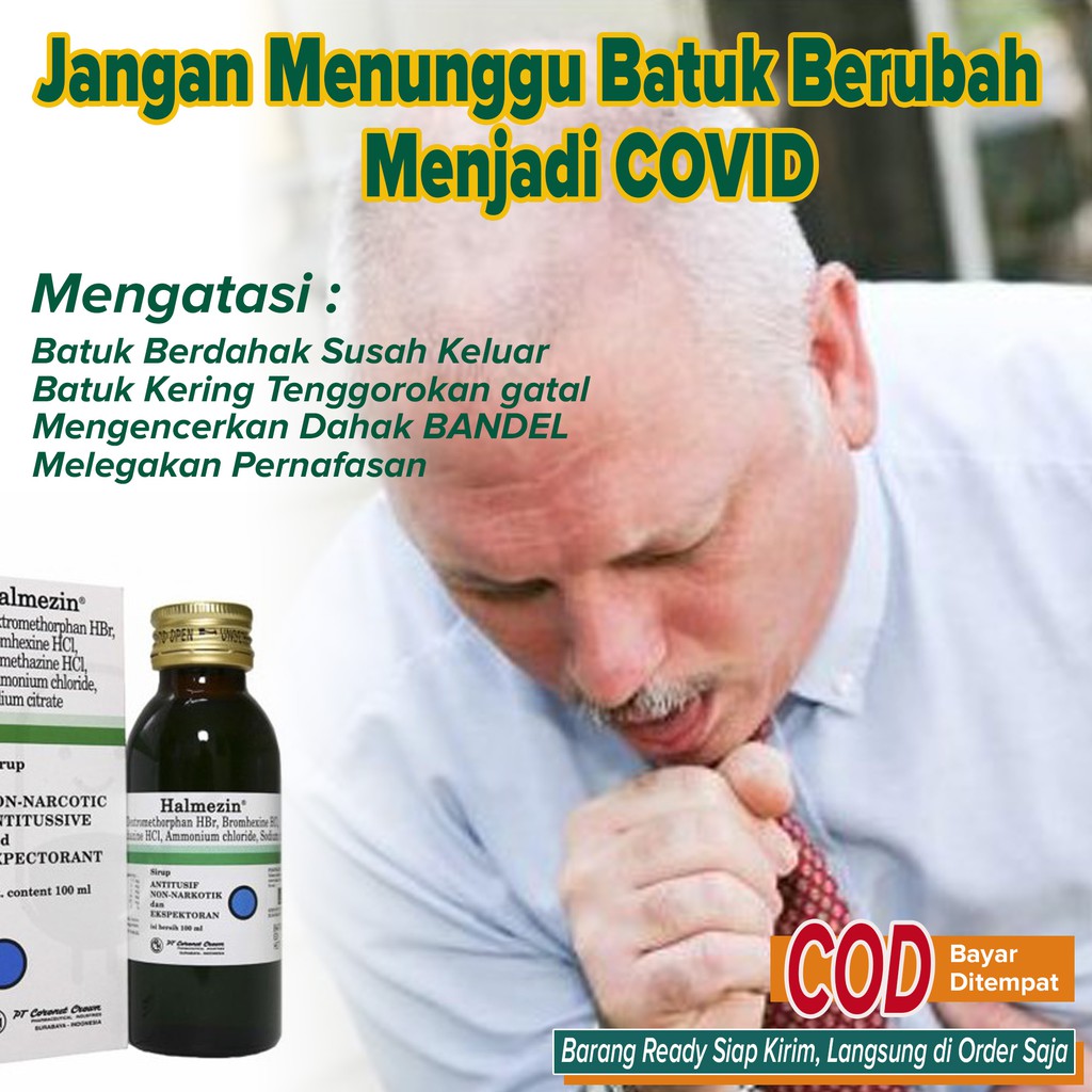 Jual Obat Batuk Berdahak Sesak Nafas Ampuh Alergi Gatal Tenggorokan Pengencer Dahak Bandel 3878