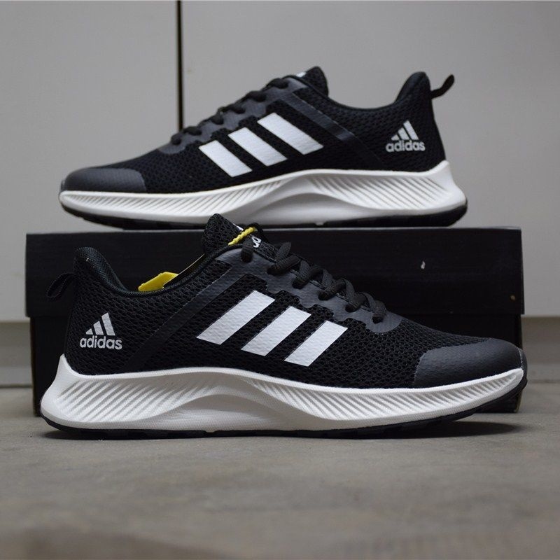 Adidas new sports shoes breathable mesh running shoes men's and women's  light shoes