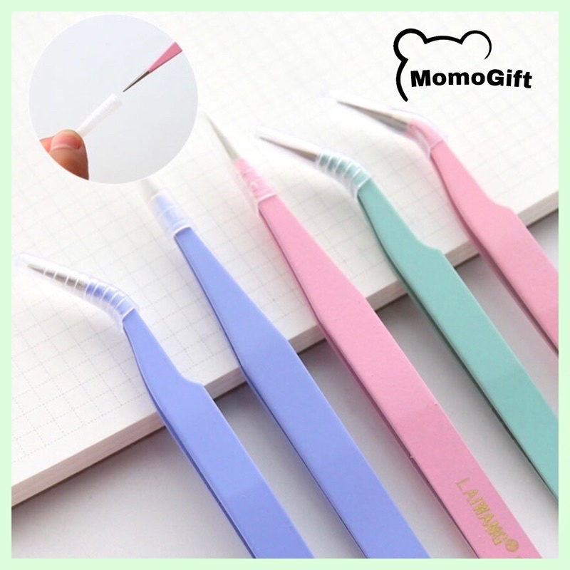 Jual Tweezer Penjepit Stiker Macaron Color Jepitan Jepit Sticker Scrapbook Tools Penjepit