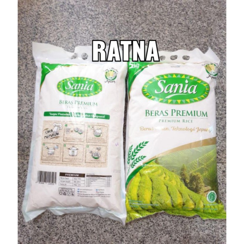 Jual BERAS PREMIUM SANIA 5 Kg 5Kg BERAS PULEN TEKNOLOGI JEPANG | Shopee ...