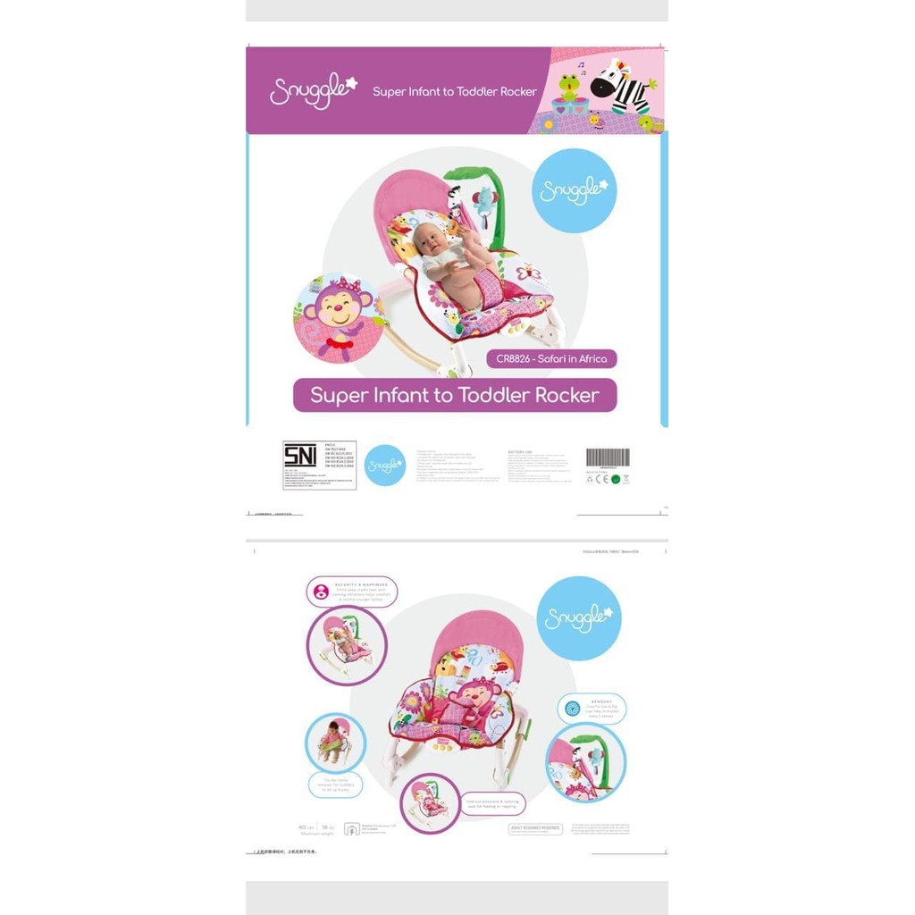 Jual SNUGGLE Super Infant To Toddler Rocker | Shopee Indonesia