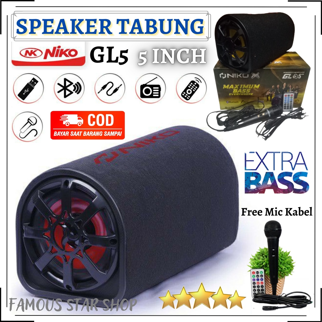 Jual Speaker Aktif Niko Nk Gl Bluetooth Radio Speaker Bluetooth Salon Aktif Salon