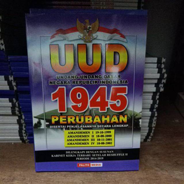 Jual UUD Undang-Undang Dasar Negara Republik Indonesia 1945 Perubahan ...